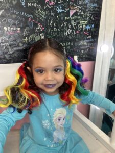 colorful pigtails