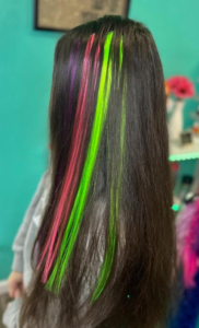 rainbow hair